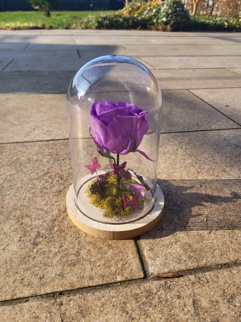 Cloche rose éternelle